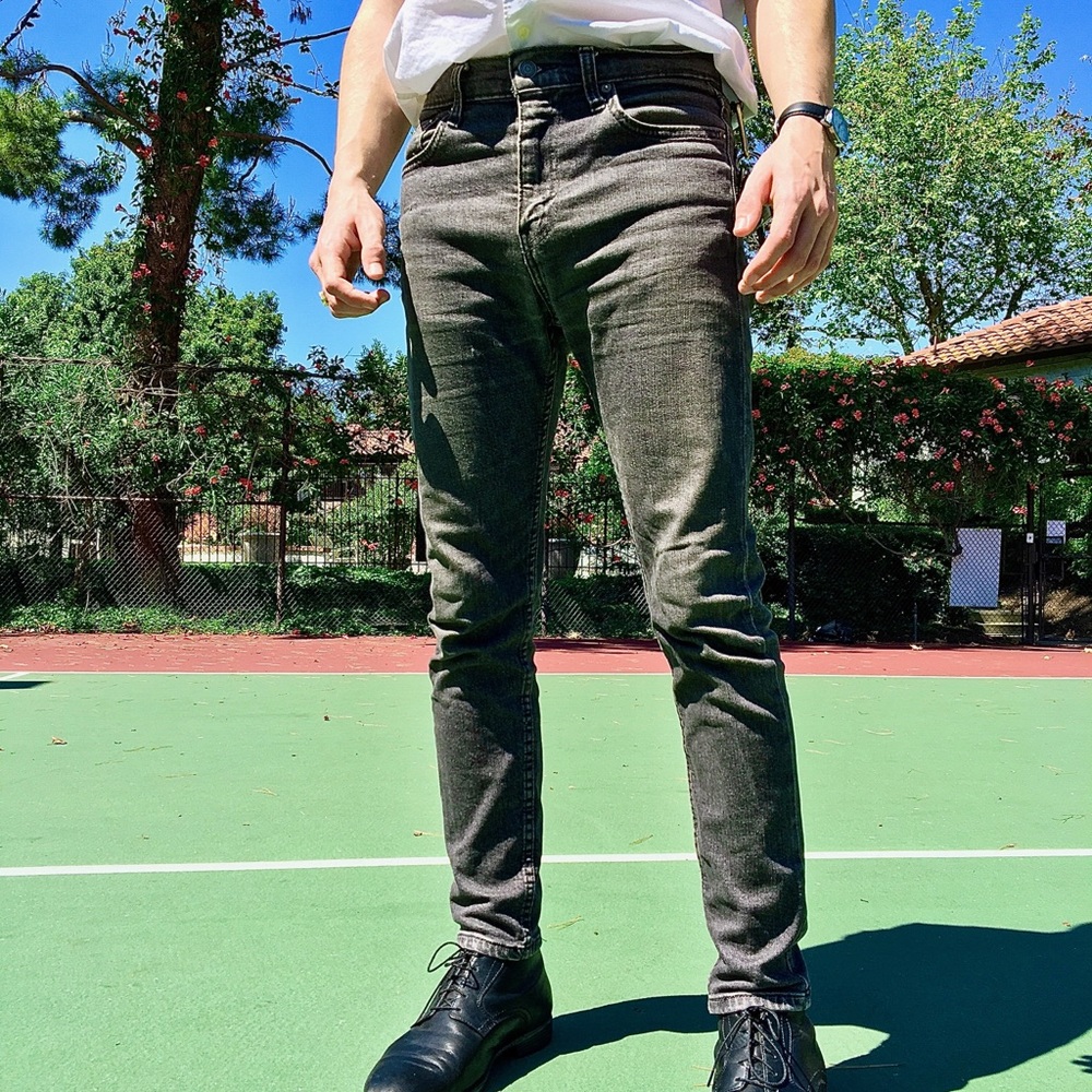 Men’s Levi’s 510 faded black 30x30 jeans